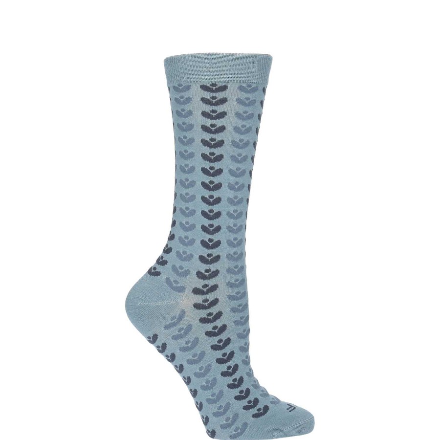 WOMEN Rockford Socks | Treb Women's Bamboo Socks Denim