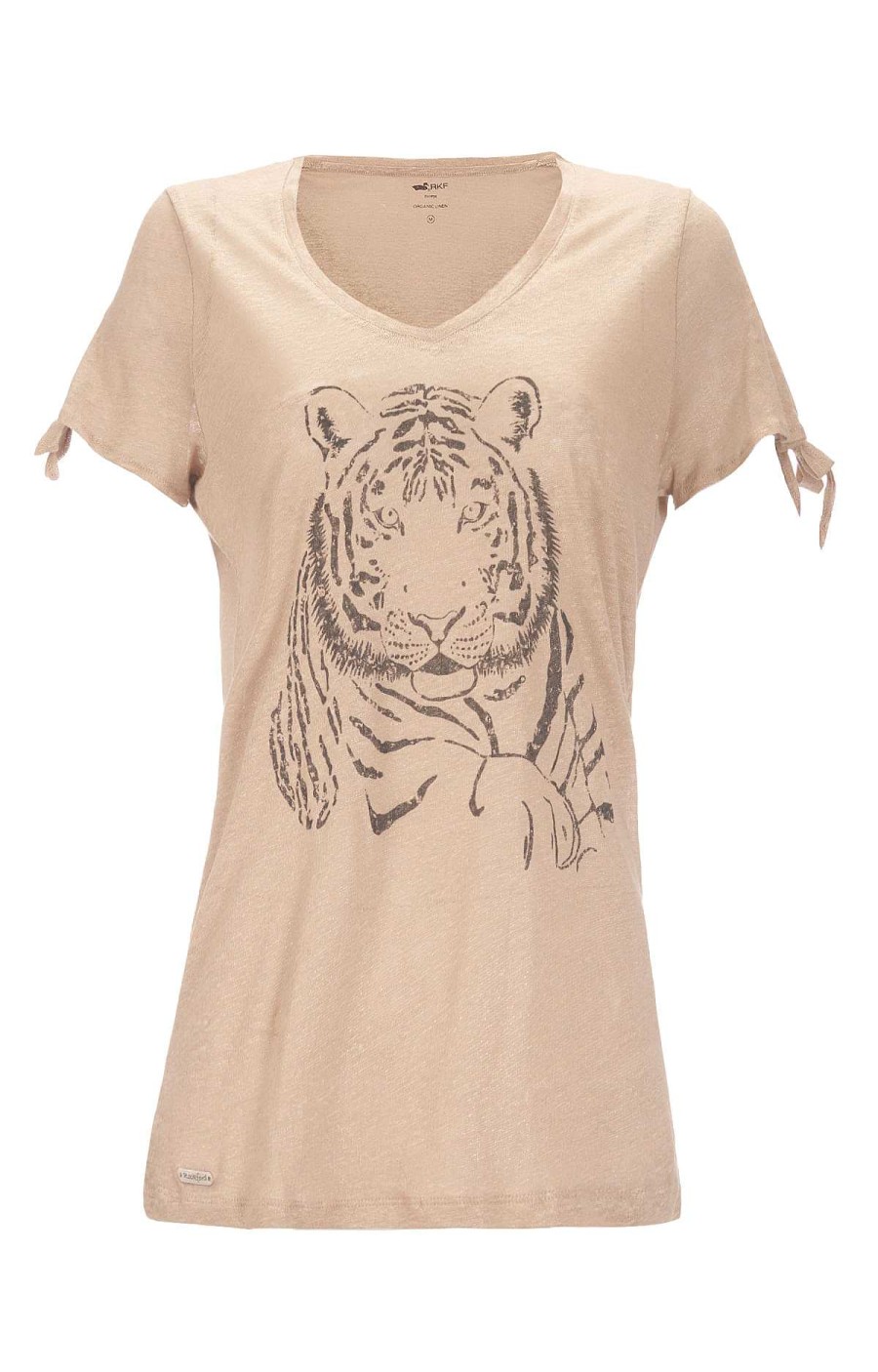 WOMEN Rockford T-shirts | Women's Organic Organic Linen T-shirt Golden