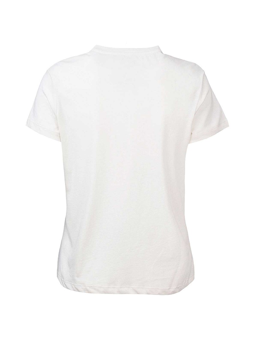 WOMEN Rockford T-shirts | Women's Organic Cotton T-shirt Dorset Cream Rockford Raw