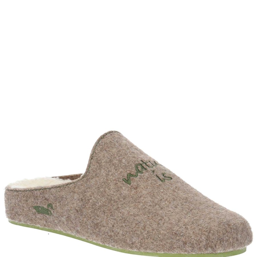 MEN Rockford Slippers | Unisex Slipper Nature Slipper Brown