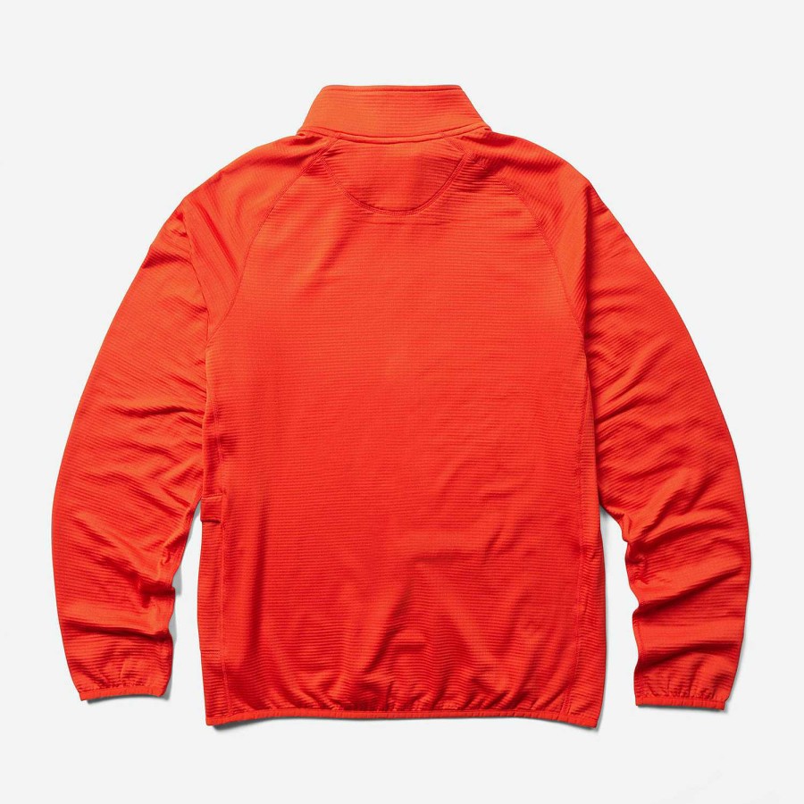 MEN Rockford Polerones | Men's Geotex 1/4 Zip Sweatshirt Poinciana