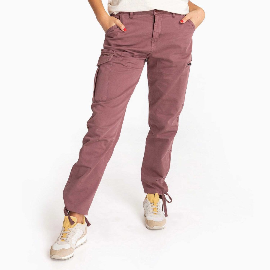 WOMEN Rockford Pants and Jeans | Women's Cotton Jogger Pants Dark Cherry