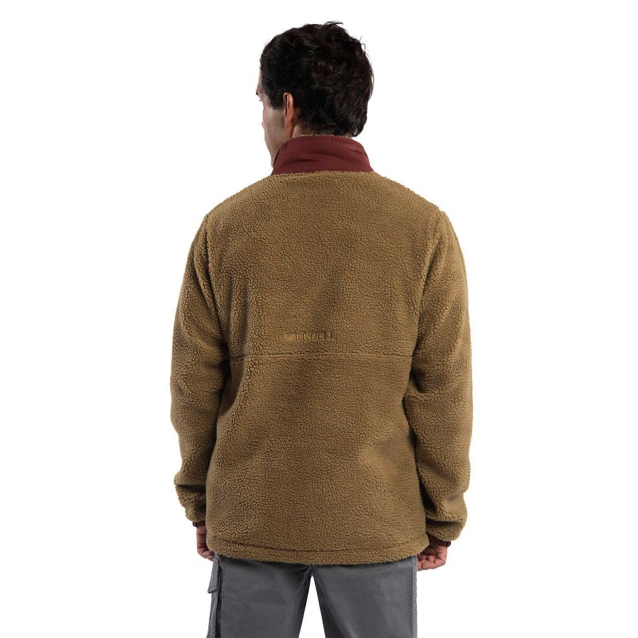 MEN Rockford Fleece and Softshells | Fleece Men's Havoc Sherpa 1/4 Zip Antique Bronze[At8