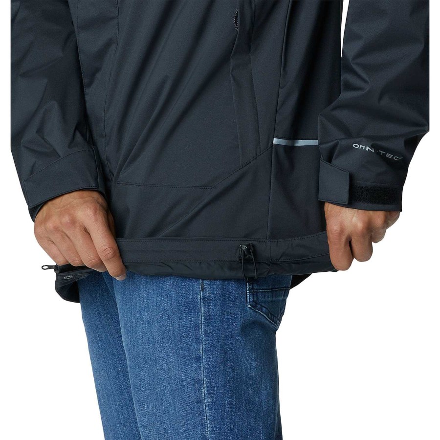 MEN Rockford Jackets and Parkas | Wright Lake Waterproof Jacket for Men (010) Black