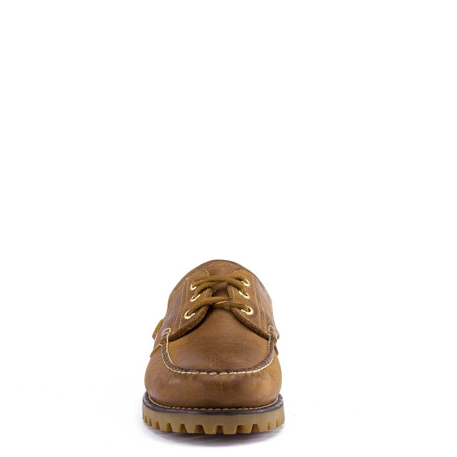 MEN Rockford Shoes | New Rocky Iiii Men's Leather Shoe Light Brown Rockford Toasted coffee