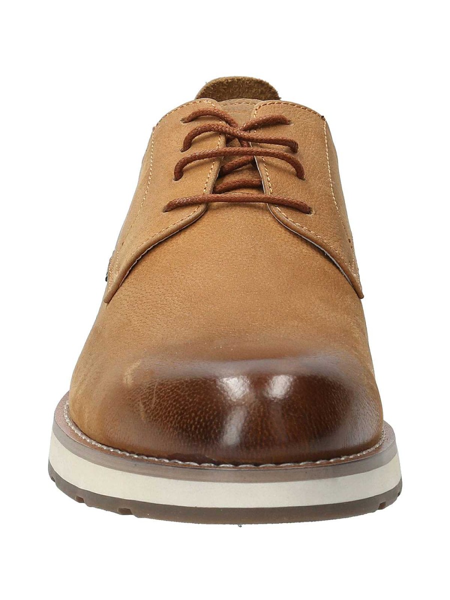 MEN Rockford Shoes | Hill Men's Leather Shoe Light Brown Rockford Lt Brown