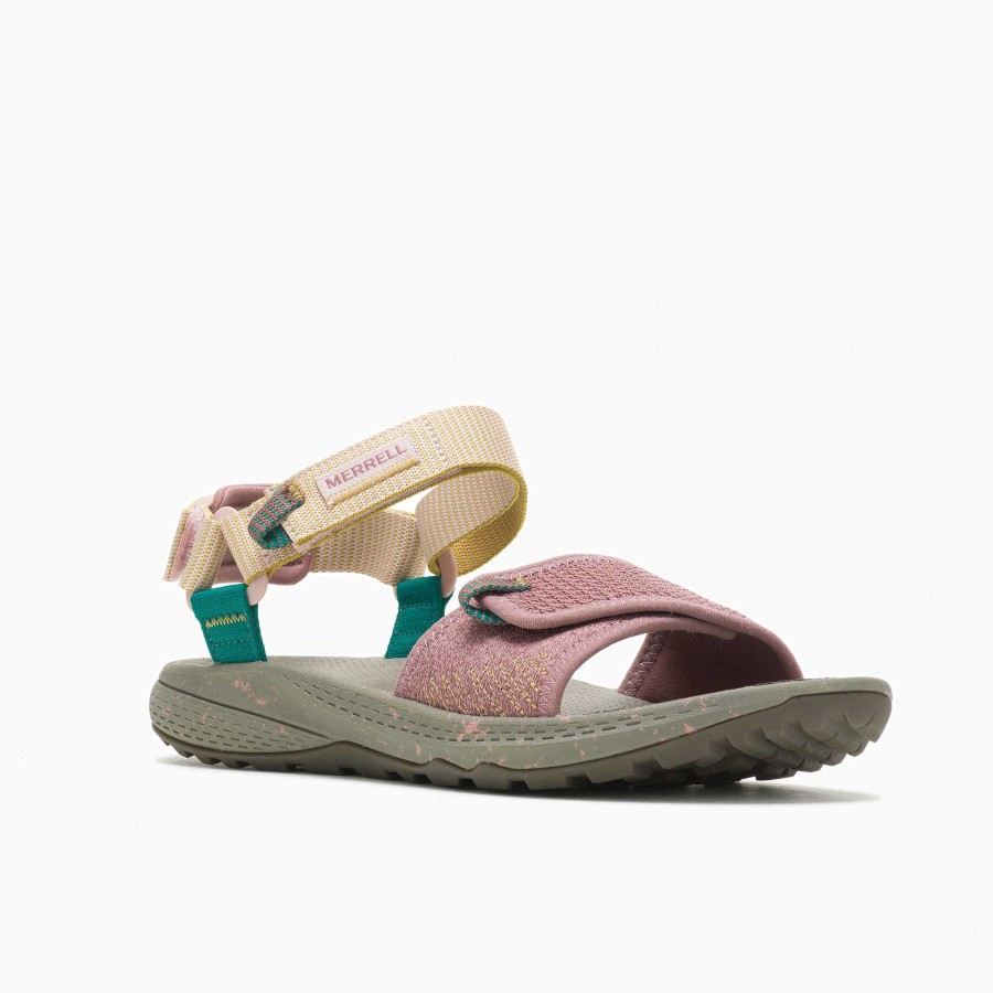 WOMEN Rockford Sandals | Merrell Women's Bravada Backstrap Sandal Pale Pink burlwood