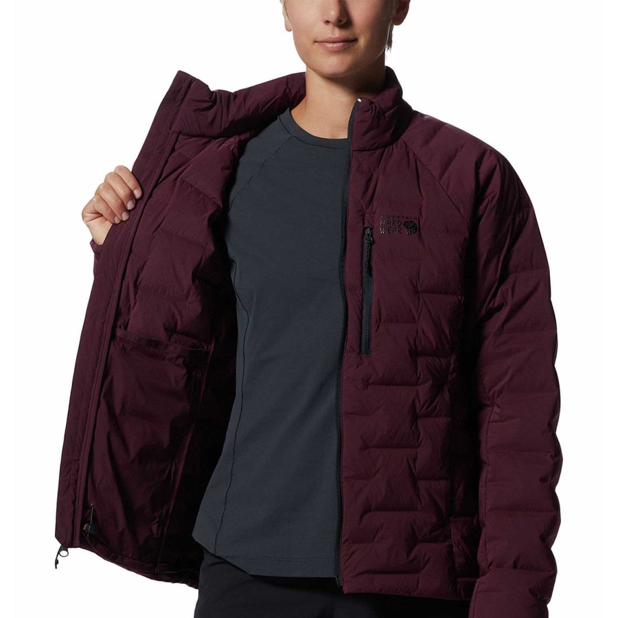 WOMEN Rockford Jackets and Parkas | Stretchdown Jacket (604) Cocoa Red