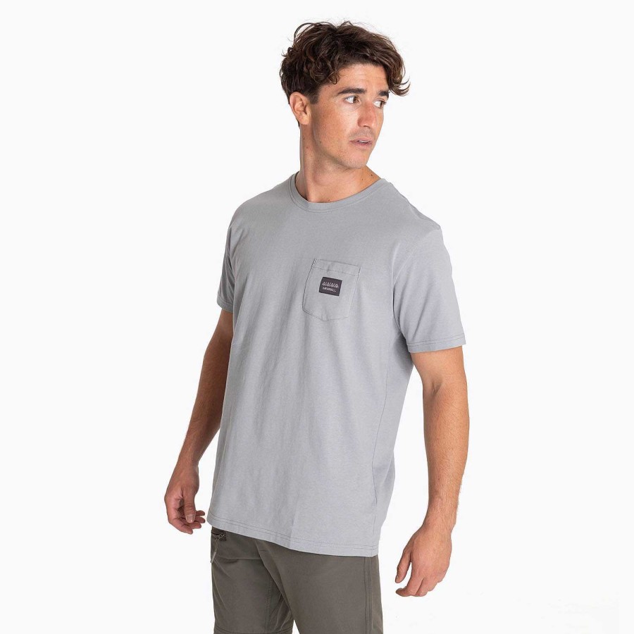 MEN Rockford T-shirts | Men's Boulder T-shirt Circular Gray