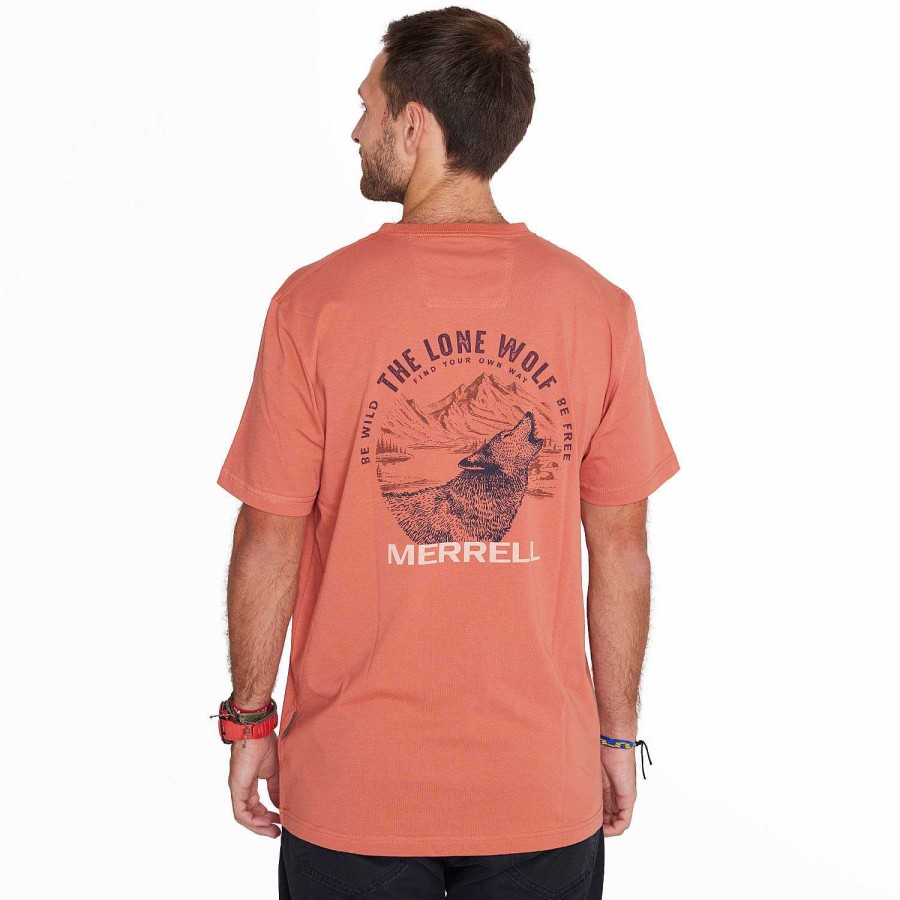 MEN Rockford T-shirts | Men's T-shirt Short Sleeves Salmon Merrell Aragon