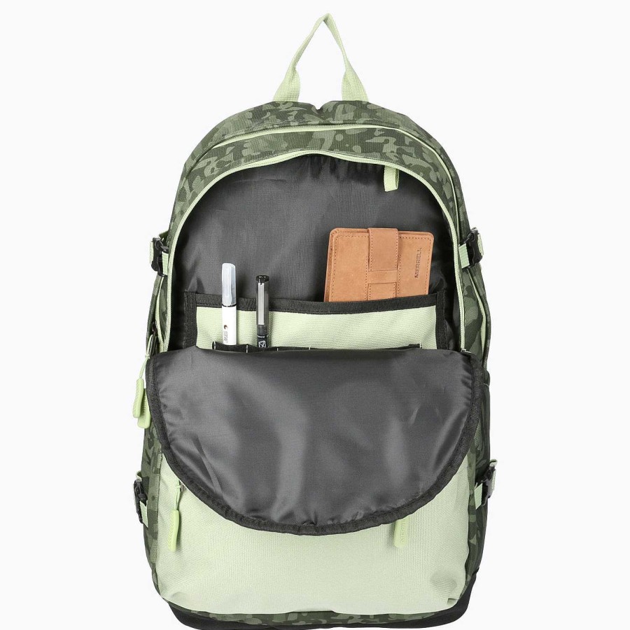 MEN Rockford Briefcases and Backpacks | Joshua Unisex Backpack 32L Full Print / Olive