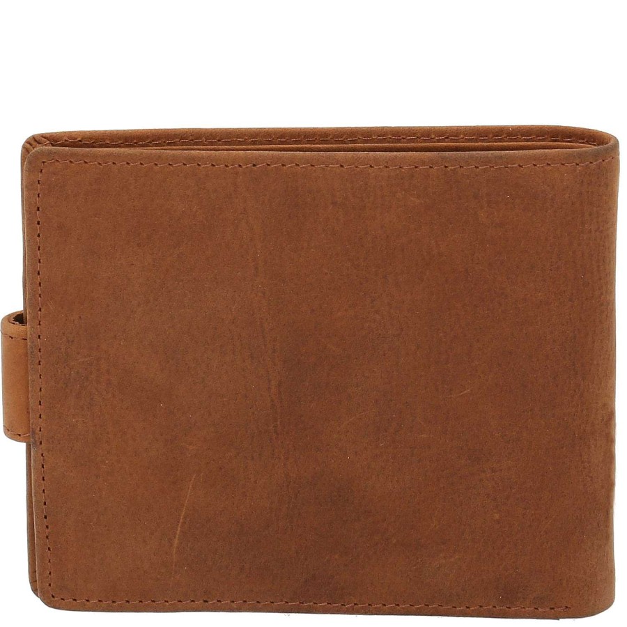 MEN Rockford Wallets | Men's Wallet Rustic Leather Wallet Brown