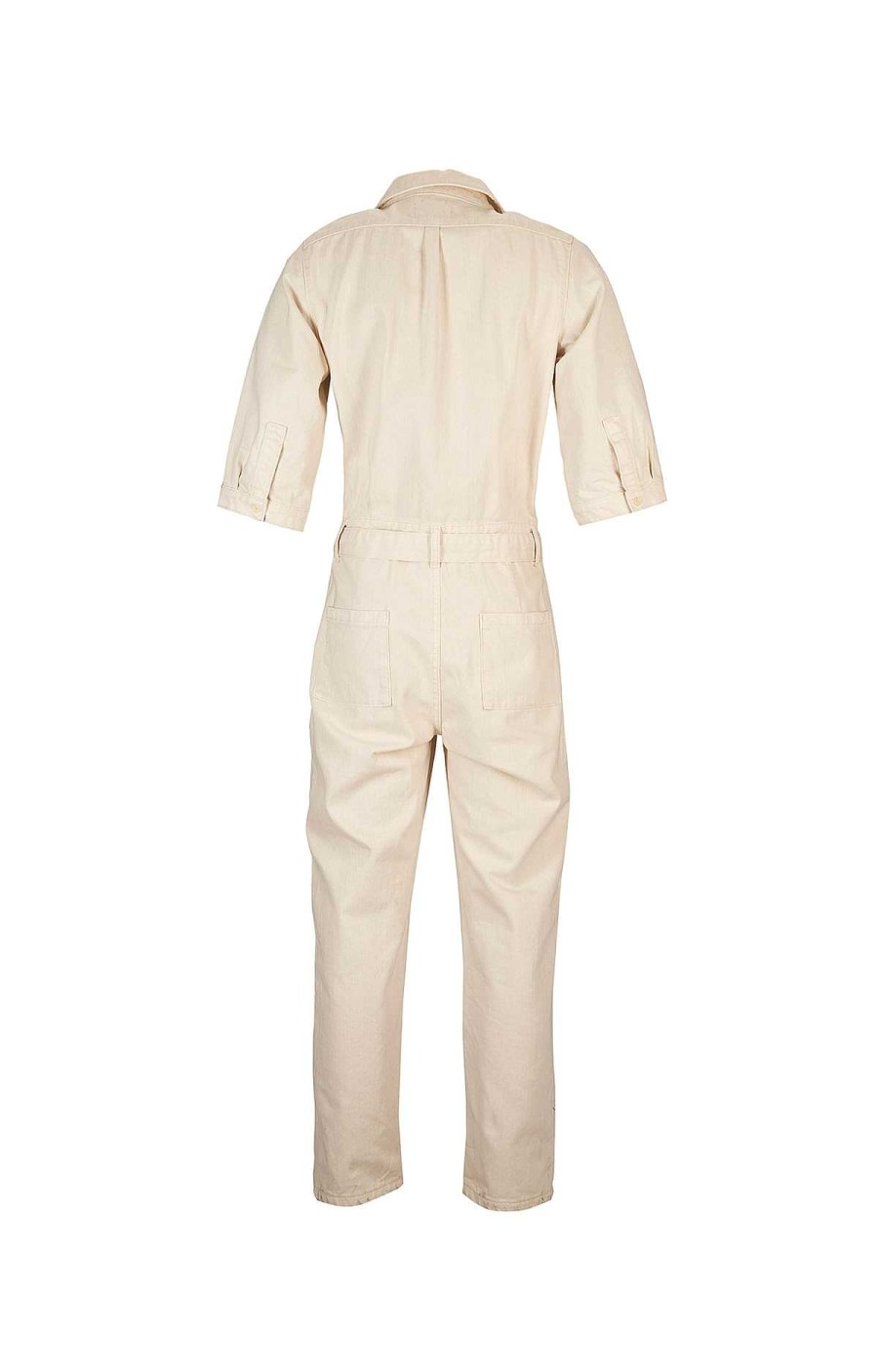 WOMEN Rockford Dresses and Jumpsuits | Women's Cotton Jumpsuit Melissa Cream Rockford Raw