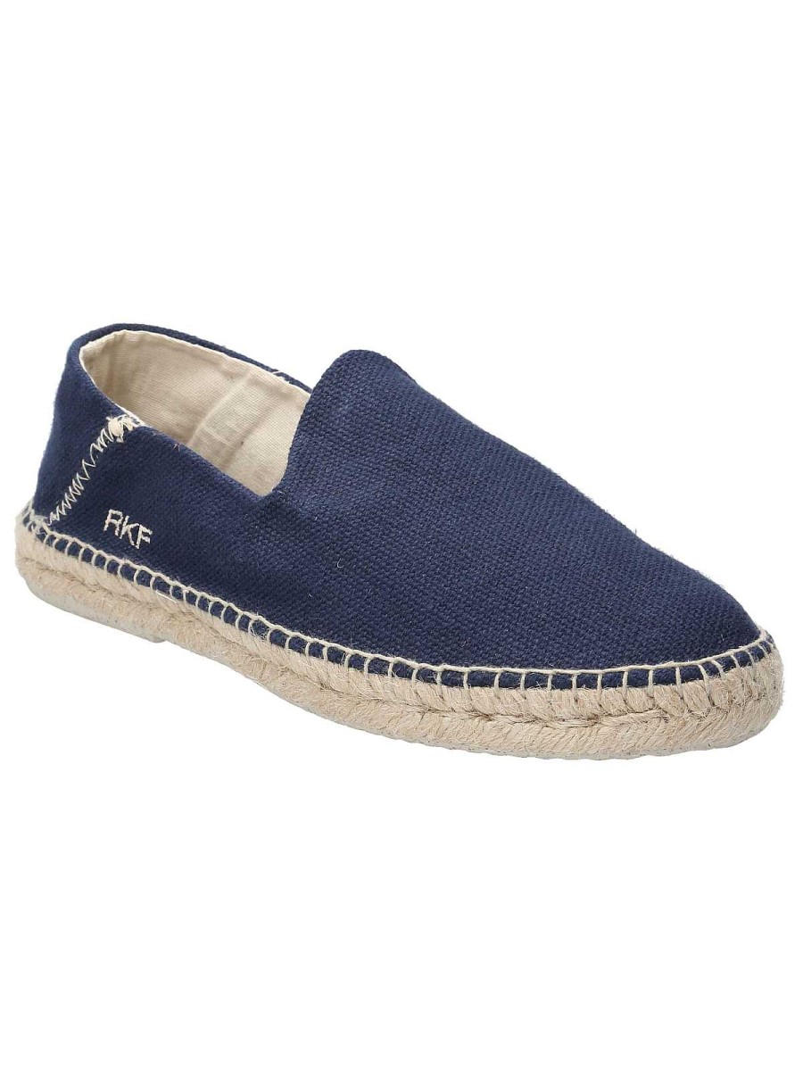 MEN Rockford Espadrilles | Men's Linen Espadrille Javea Blue Rockford Navy