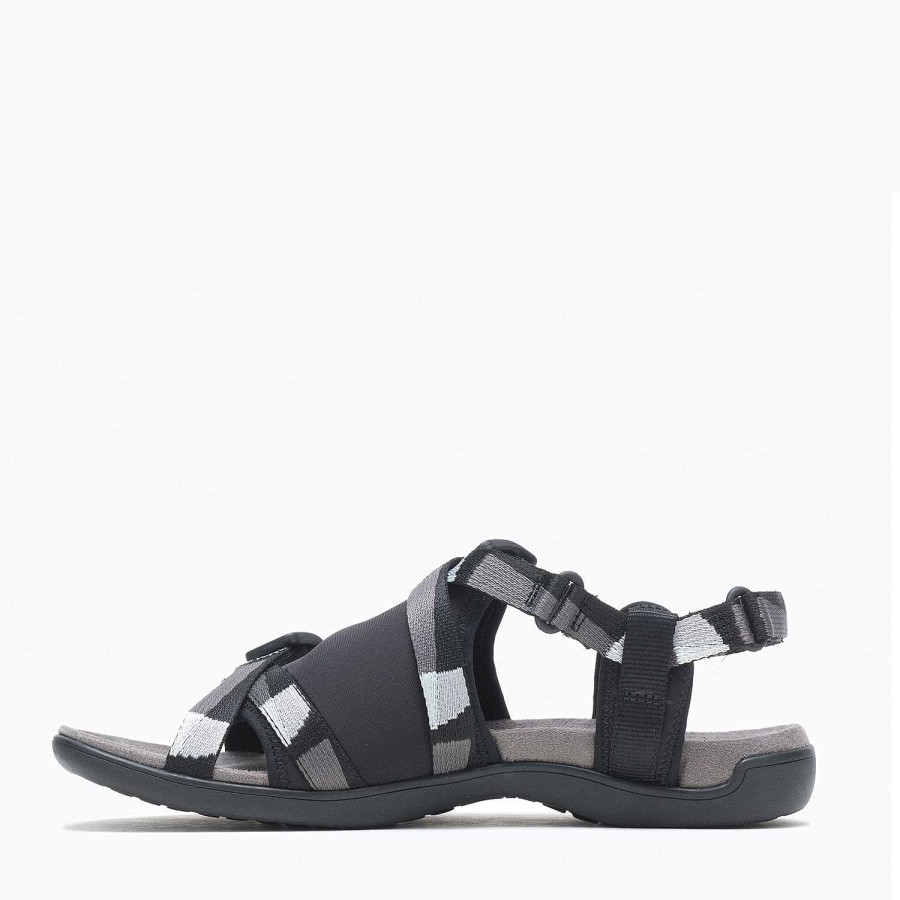 WOMEN Rockford Sandals | District 3 Lattice Web Women's Sandal Black