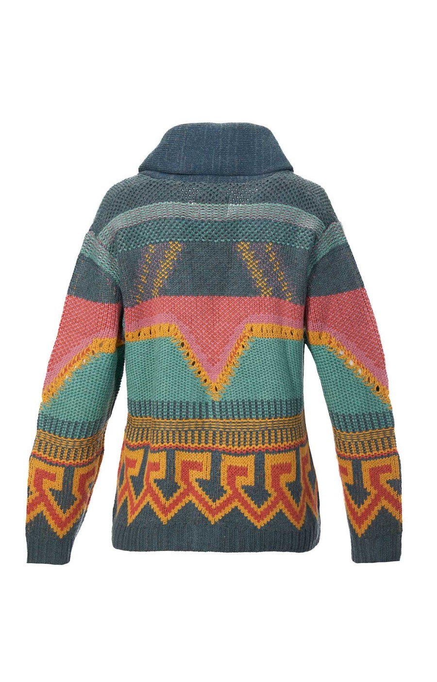 WOMEN Rockford Vests and Sweaters | Kala Women's Sweater Organic Cotton Denim