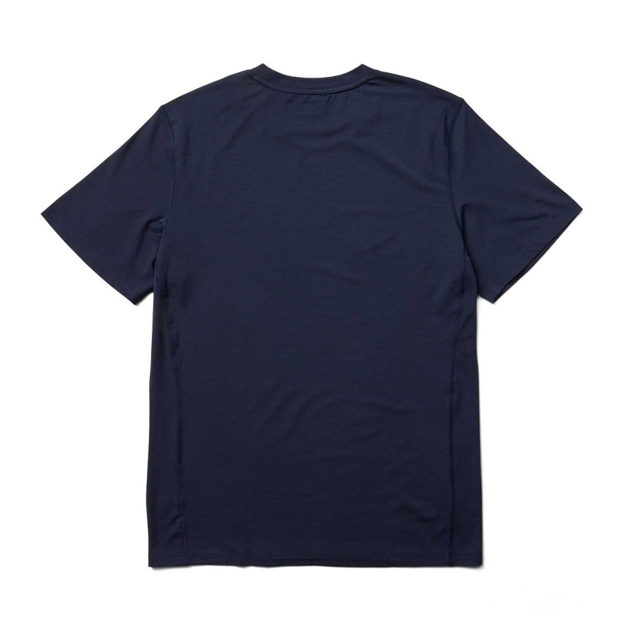 MEN Rockford T-shirts | Merrell Blue Tencel Men's T-shirt Navy