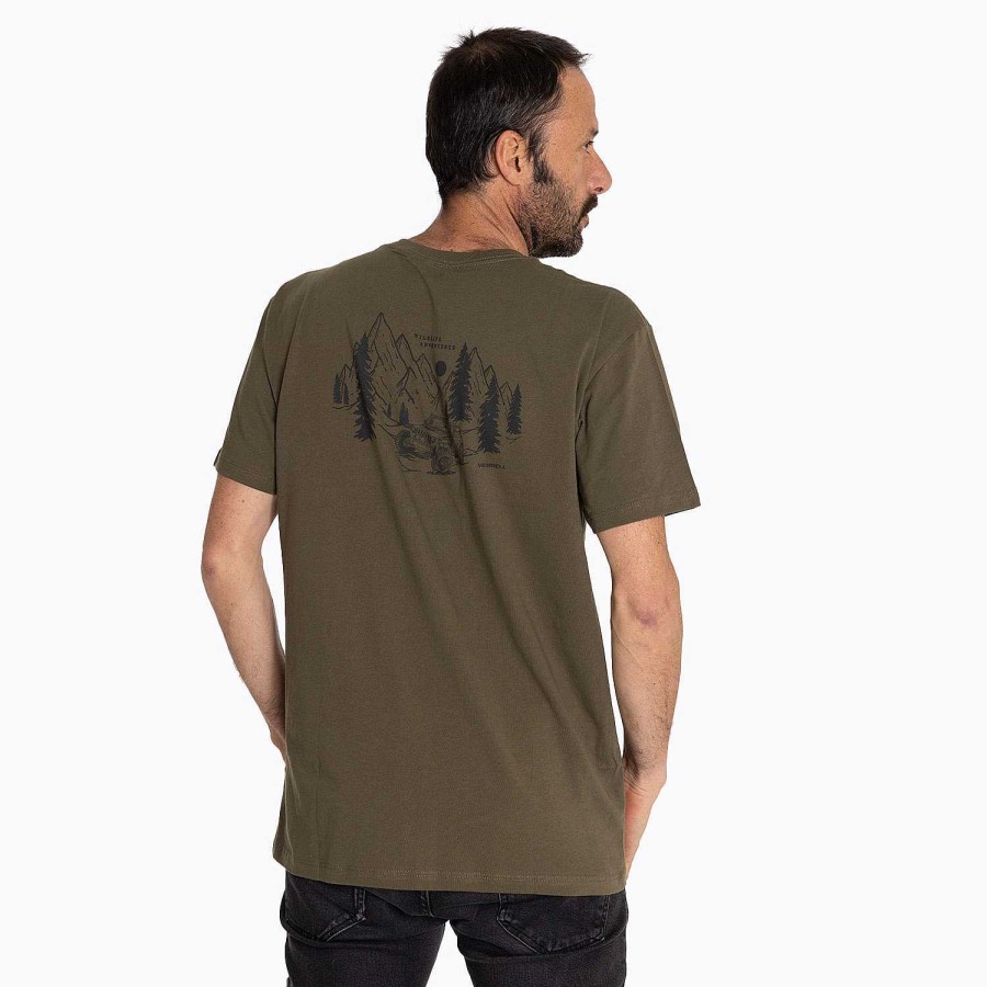 MEN Rockford T-shirts | Jeep Men's T-shirt Olive Night