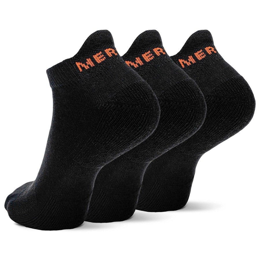 MEN Rockford Socks | Unisex Access Cotton Low Sock Black Merrell Black