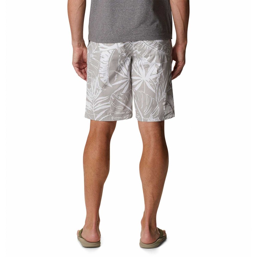 MEN Rockford Shorts | Washed Out Printed Short (023) Columbia Gray