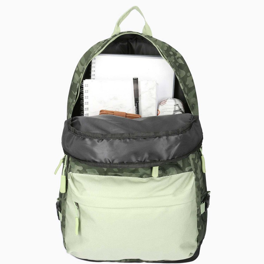 MEN Rockford Briefcases and Backpacks | Joshua Unisex Backpack 32L Full Print / Olive