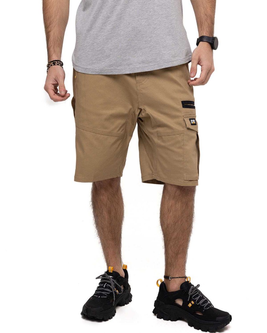 MEN Rockford Shorts | Men's Casual Shorts Foundation Cargo Short Coffee Cat Kelp