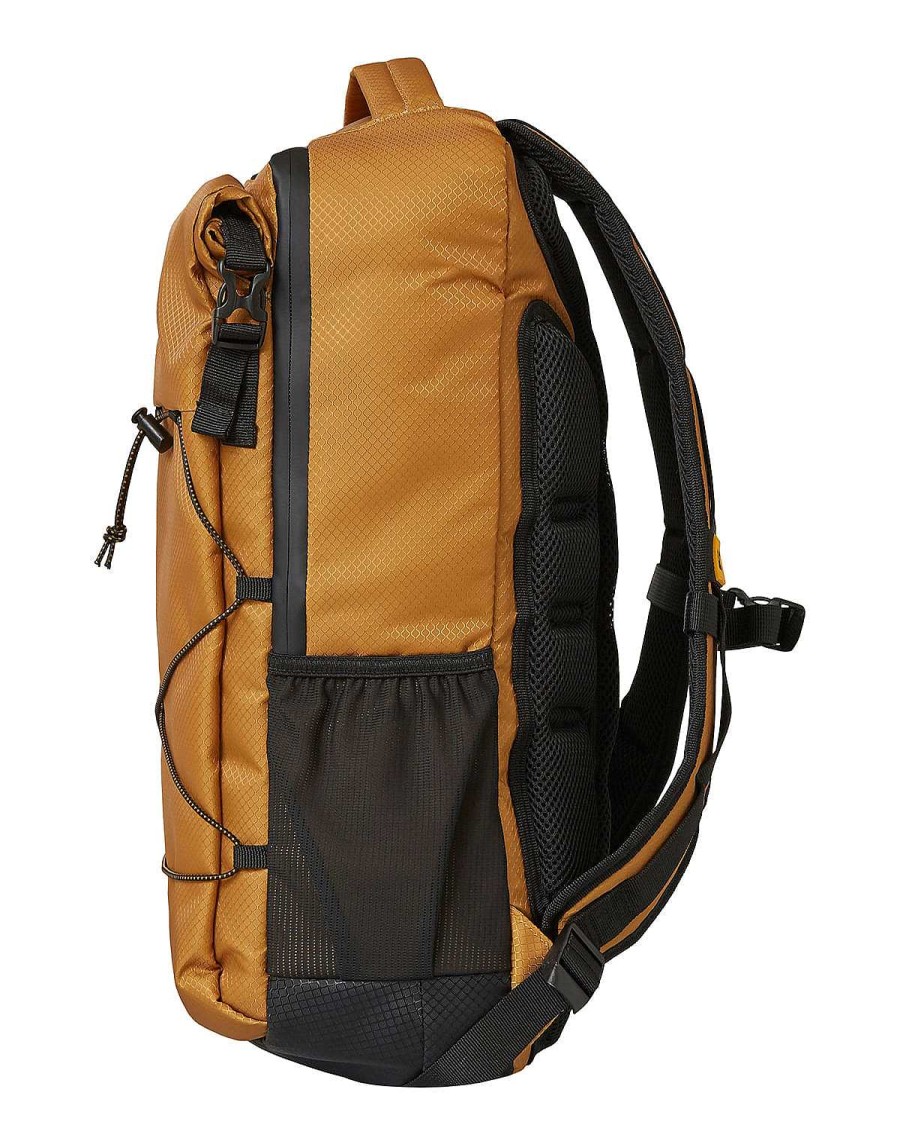 MEN Rockford Briefcases and Backpacks | Casual Backpack Unisex Large Backpack Yellow Cat Harvest Gold