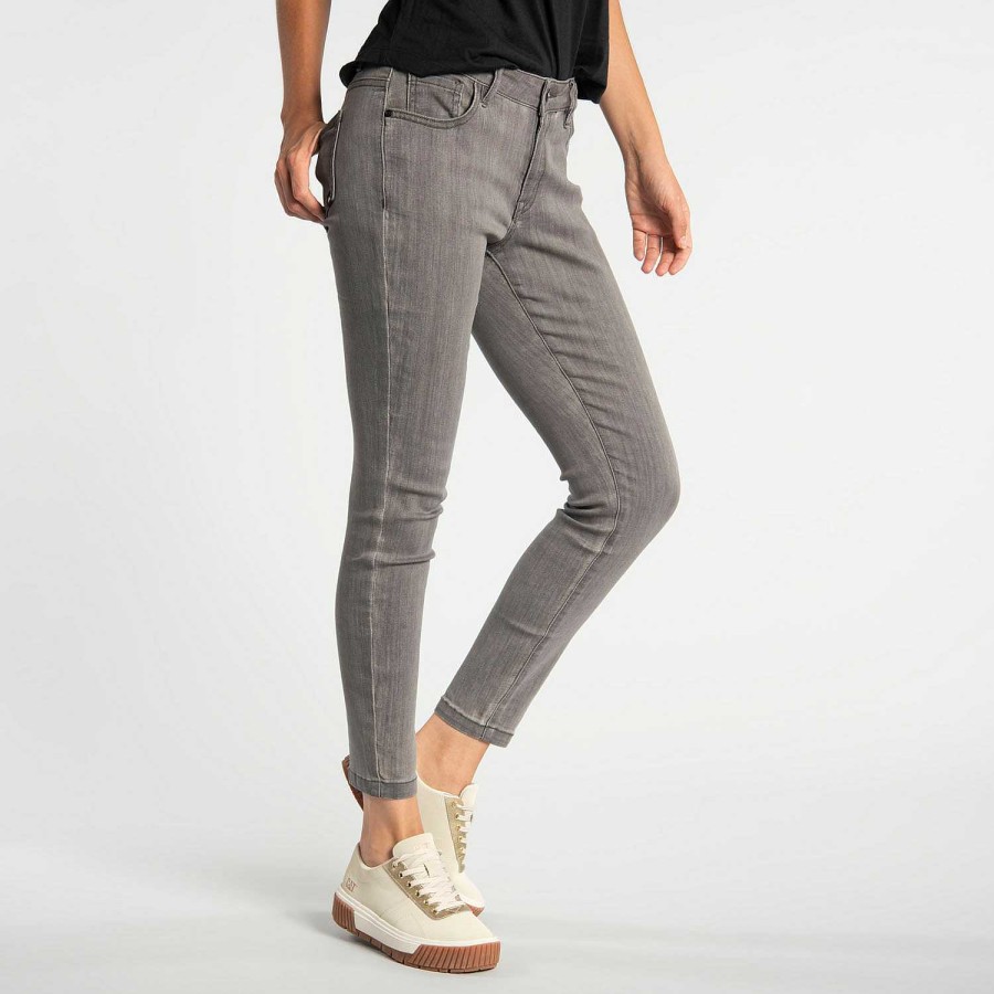 WOMEN Rockford Pants and Jeans | Symbol Skinny Women's Jeans Concrete Stone