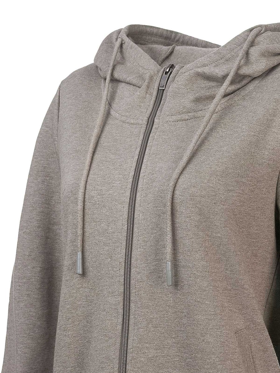 WOMEN Rockford Polerones | Goose Gray Rockford Women's Natural Fibers Sweatshirt sage