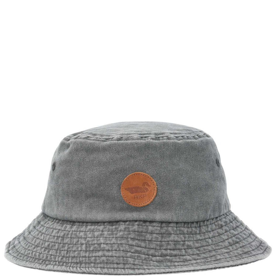 WOMEN|MEN Rockford Caps and JocHots | Unisex Cotton Hat BKT Patch Round Duck Gray Rockford Flock