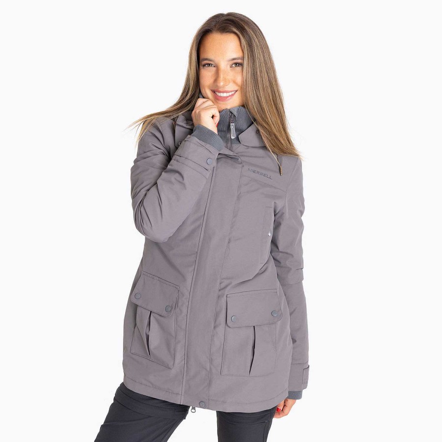 WOMEN Rockford Jackets and Parkas | Women's Jacket Membrane Jacket Charcoal Gray