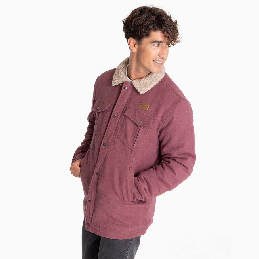 MEN Rockford Jackets and Parkas | Vibe Men's Jacket Dark Cherry