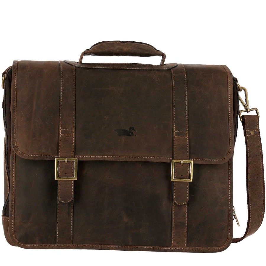 MEN Rockford Briefcases and Backpacks | Men's Leather Briefcase Ks Vail Cafe Rockford Brown