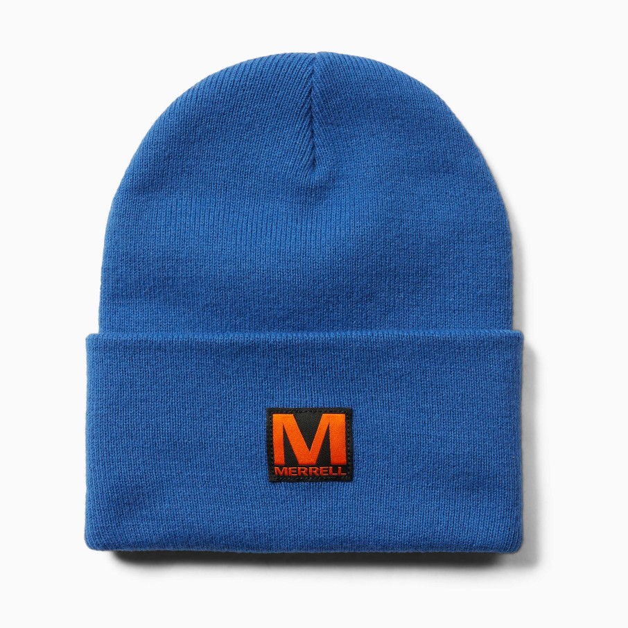 MEN Rockford Caps and JocBests | Unisex Patch Beanie Victoria Blue