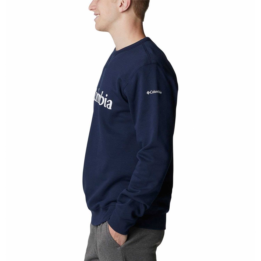 MEN Rockford Polerones | Fleece Crew Logo (468)Collegiate Navy