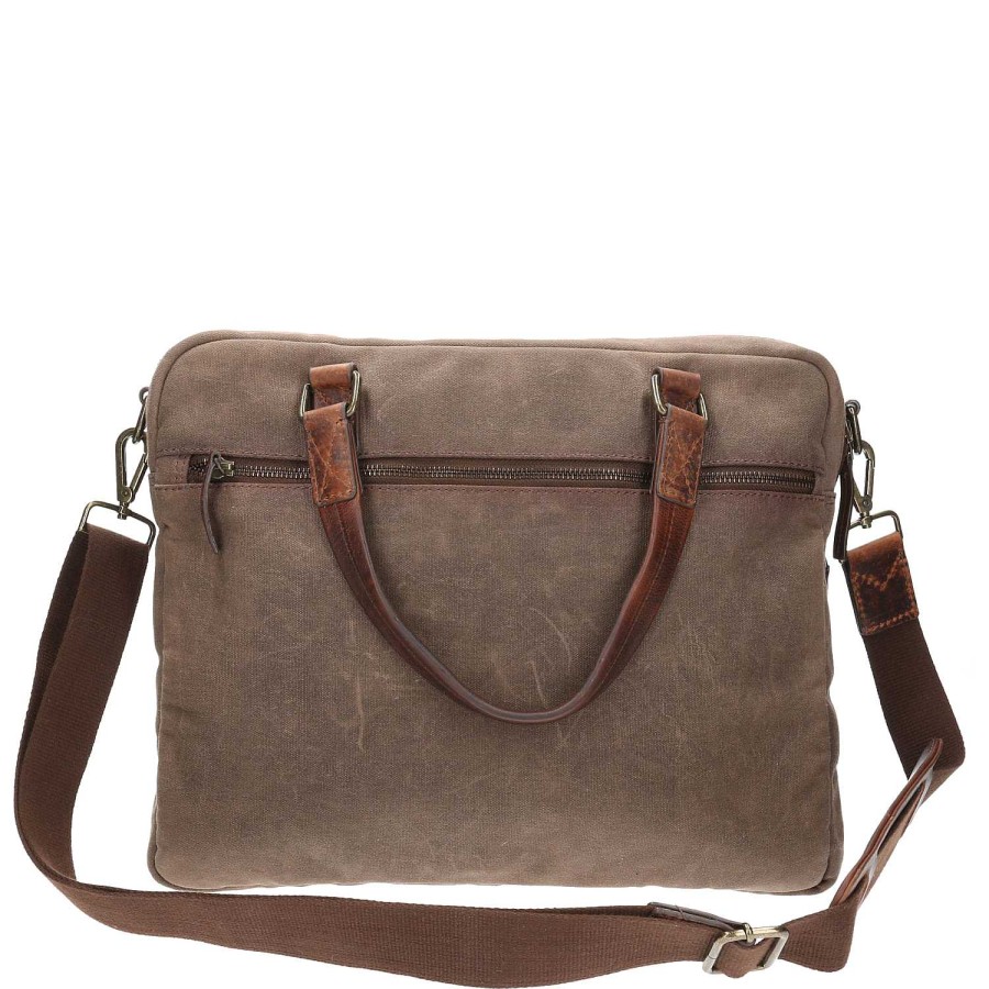 MEN Rockford Briefcases and Backpacks | Wx Palpana Unisex Briefcase Brown