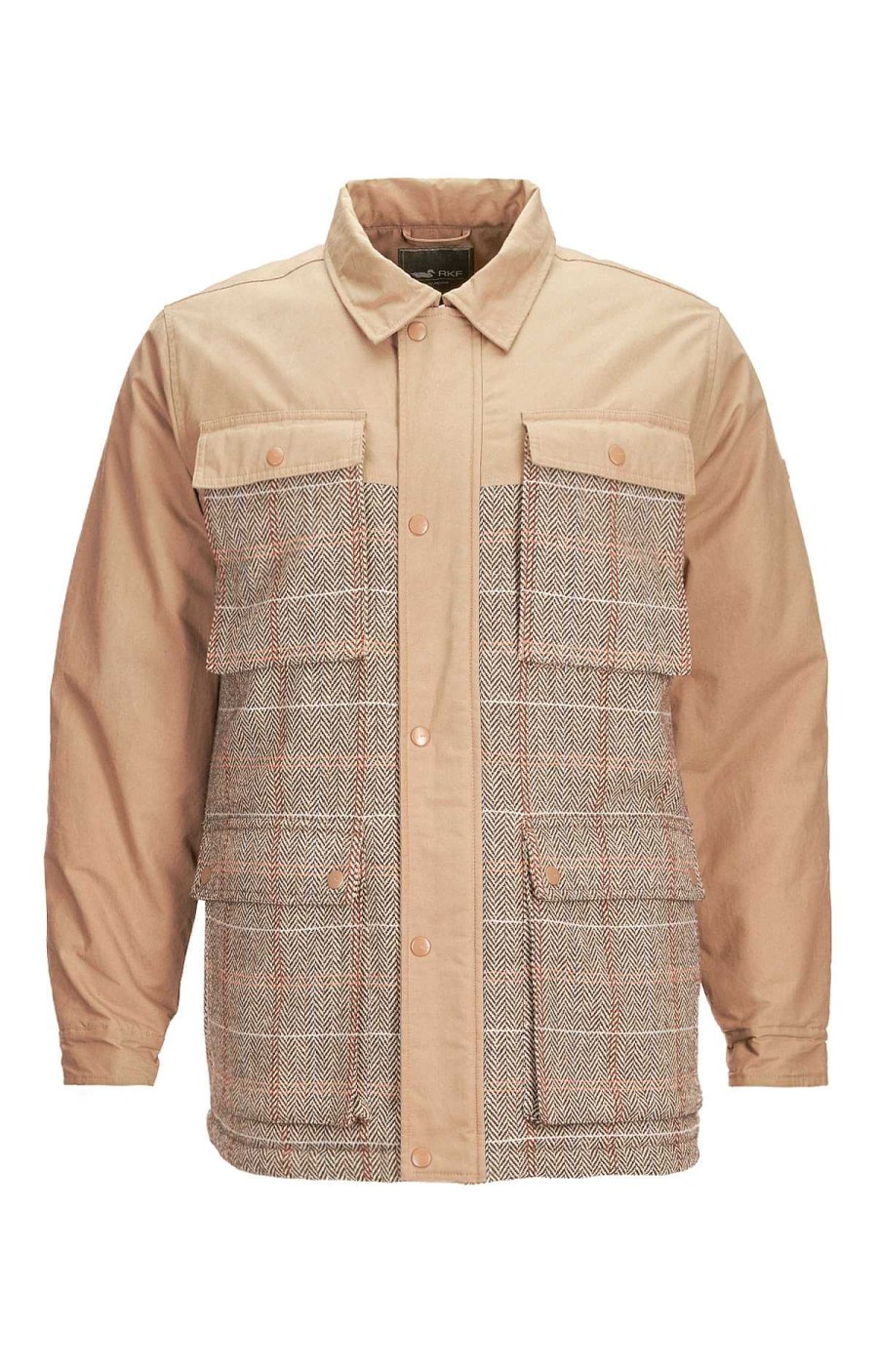 MEN Rockford Jackets and Parkas | Thermore Straight Men's Jacket Tartan Wood