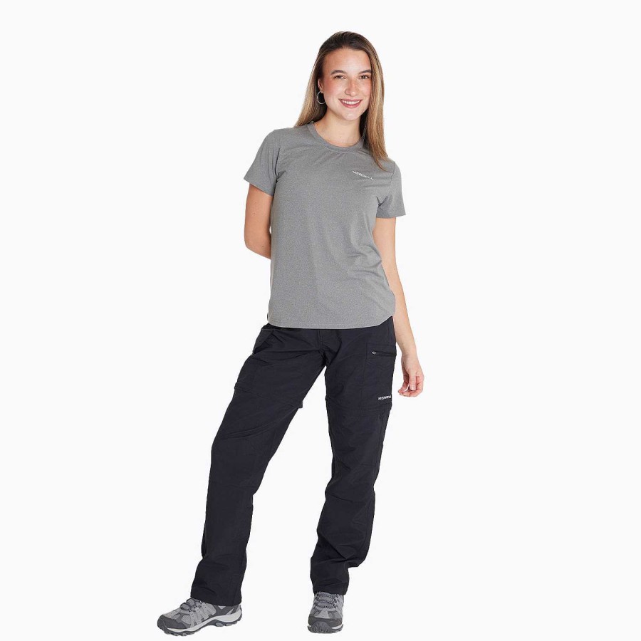 WOMEN Rockford Pants and Jeans | Women's Black Cargo Pants Merrell Anthracite[An4