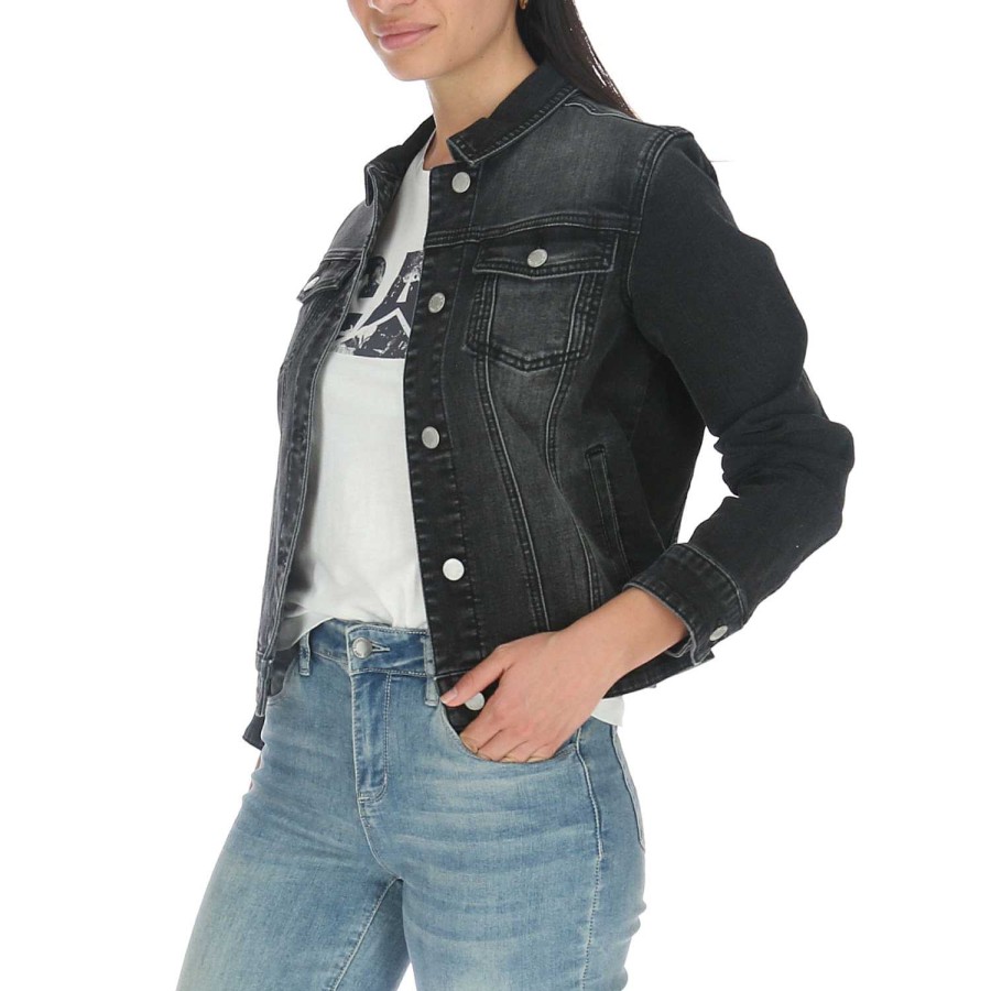 WOMEN Rockford Jackets and Parkas | Women's Foundation Denim Jacket black stone