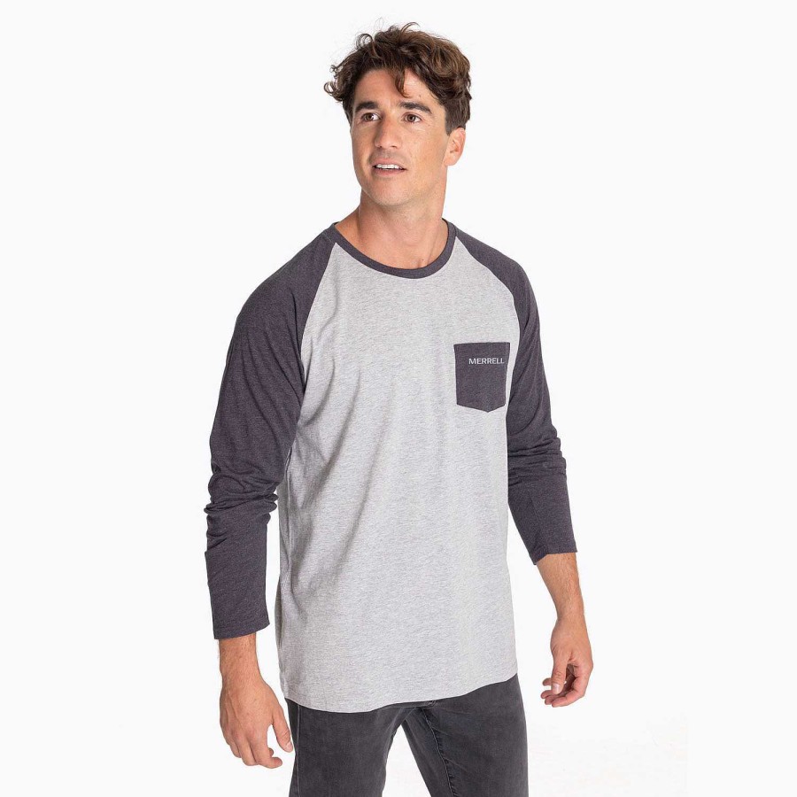 MEN Rockford T-shirts | Men's Raglan T-shirt Ash