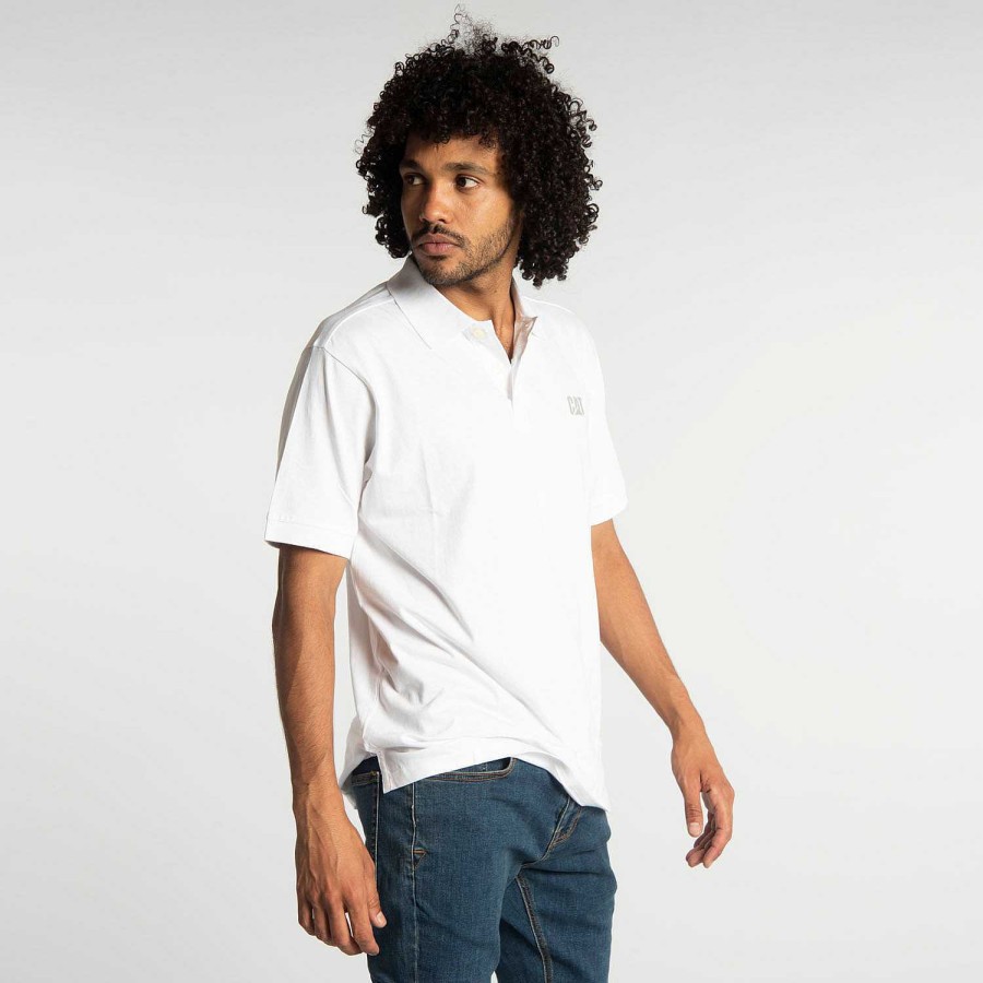 MEN Rockford T-shirts | Men's Short Sleeve Polo Shirt Foundation Jersey Knit Polo Asphalt Stone