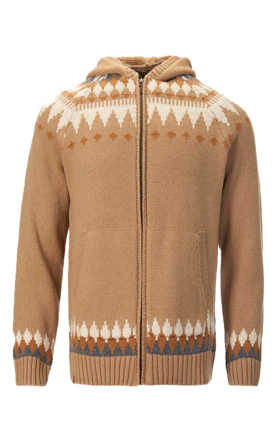 MEN Rockford Vests and Sweaters | Olten Men's Cardigan Praline