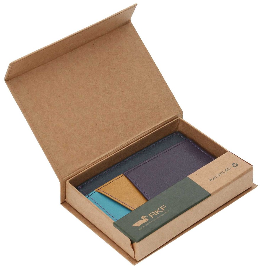 MEN Rockford Wallets | Unisex Leather Card Holder Cl Bow Cardhold Color Rockford Multi