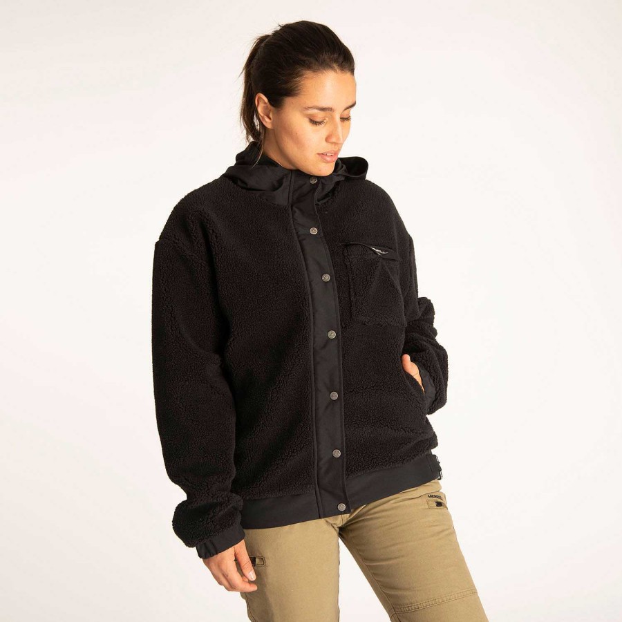 WOMEN Rockford Jackets and Parkas | Women's Sherpa Maxi Jacket Anthracite