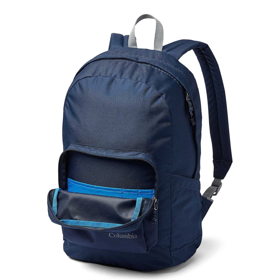 MEN Rockford Briefcases and Backpacks | Zigzag Unisex Backpack 22L Backpack Columbia (464)Collegiate Navy