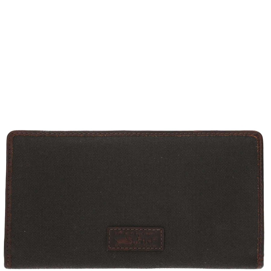 WOMEN Rockford Wallets | Rcy Rennes Women's Recycled Canvas Wallet Gray Rockford Charcoal