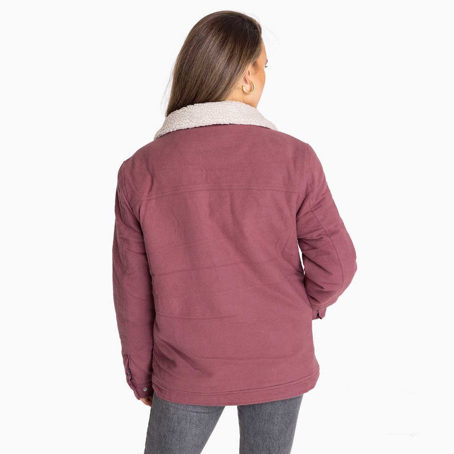 WOMEN Rockford Jackets and Parkas | Vibe Women's Jacket Dark Cherry