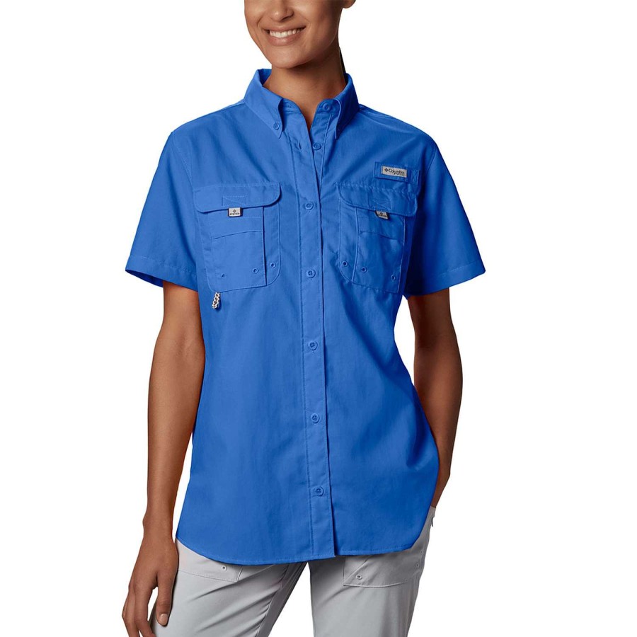 WOMEN Rockford Blouses | Womens Bahama Ss (409) Blue Macaw