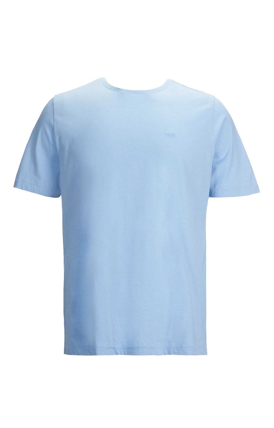 MEN Rockford T-shirts | Organic Cotton T-shirt for Men Organic Light Blue Rockford Aqua Marine Blue