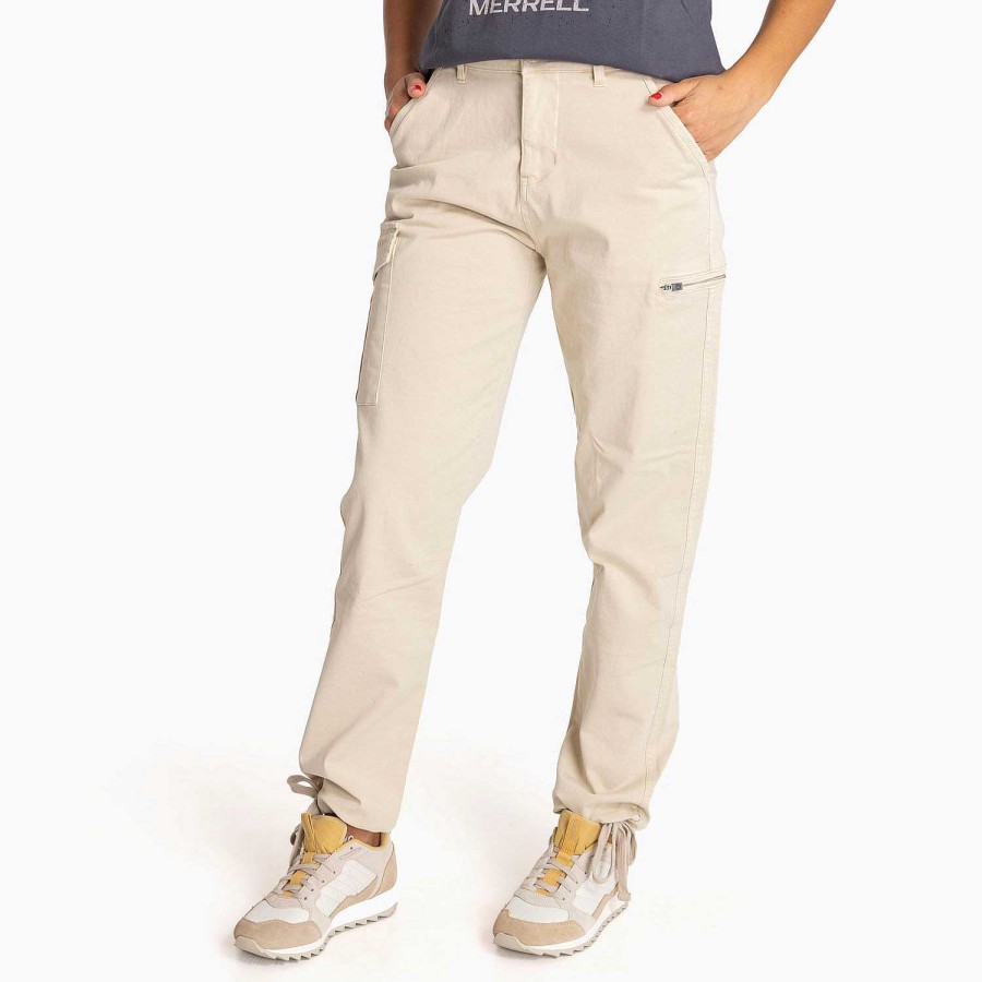 WOMEN Rockford Pants and Jeans | Women's Cotton Jogger Pants brown rice